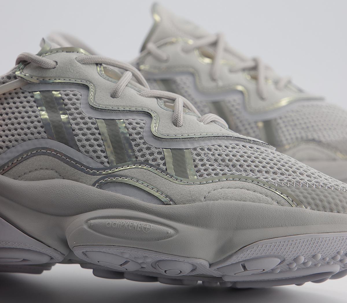 ozweego trainers grey two grey two white