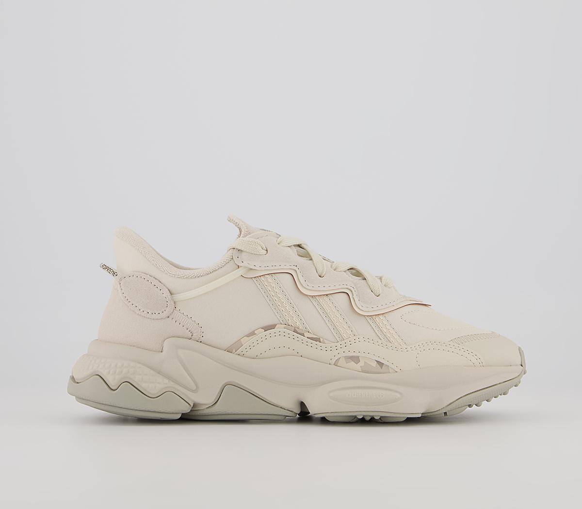 White best sale ozweego trainers