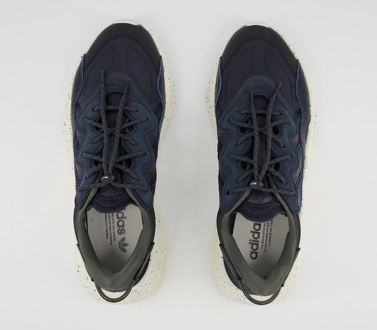 adidas Ozweego Trainers adidas Ozweego Trainers Navy Grey Off White Hazy Yellow