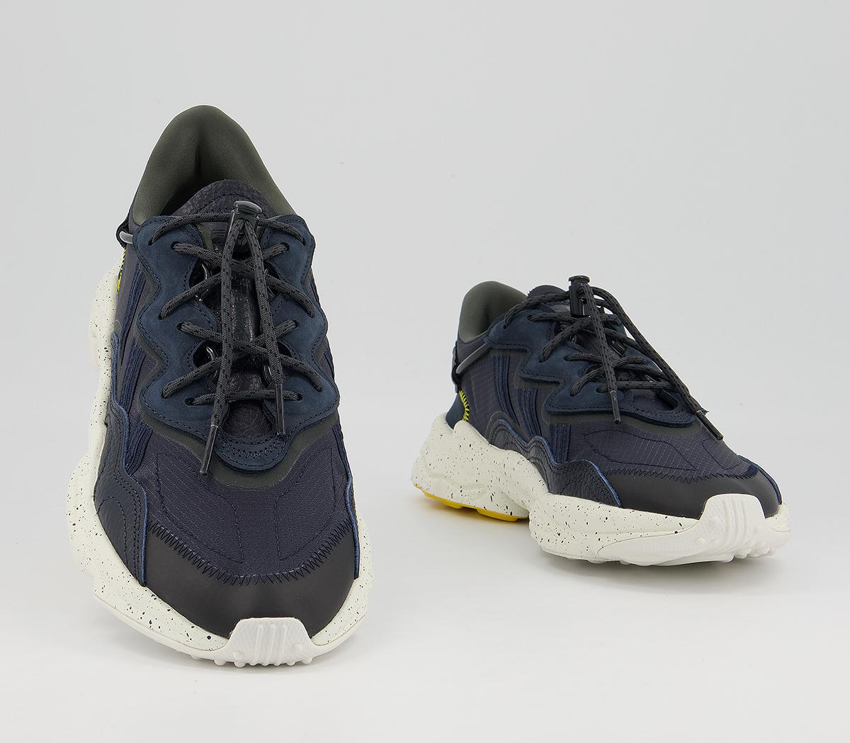 adidas Ozweego Trainers adidas Ozweego Trainers Navy Grey Off White Hazy Yellow