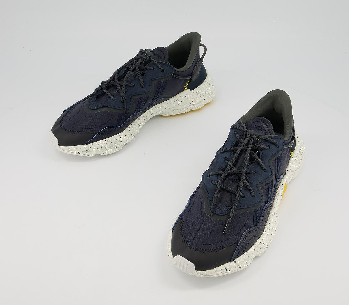adidas Ozweego Trainers adidas Ozweego Trainers Navy Grey Off White Hazy Yellow