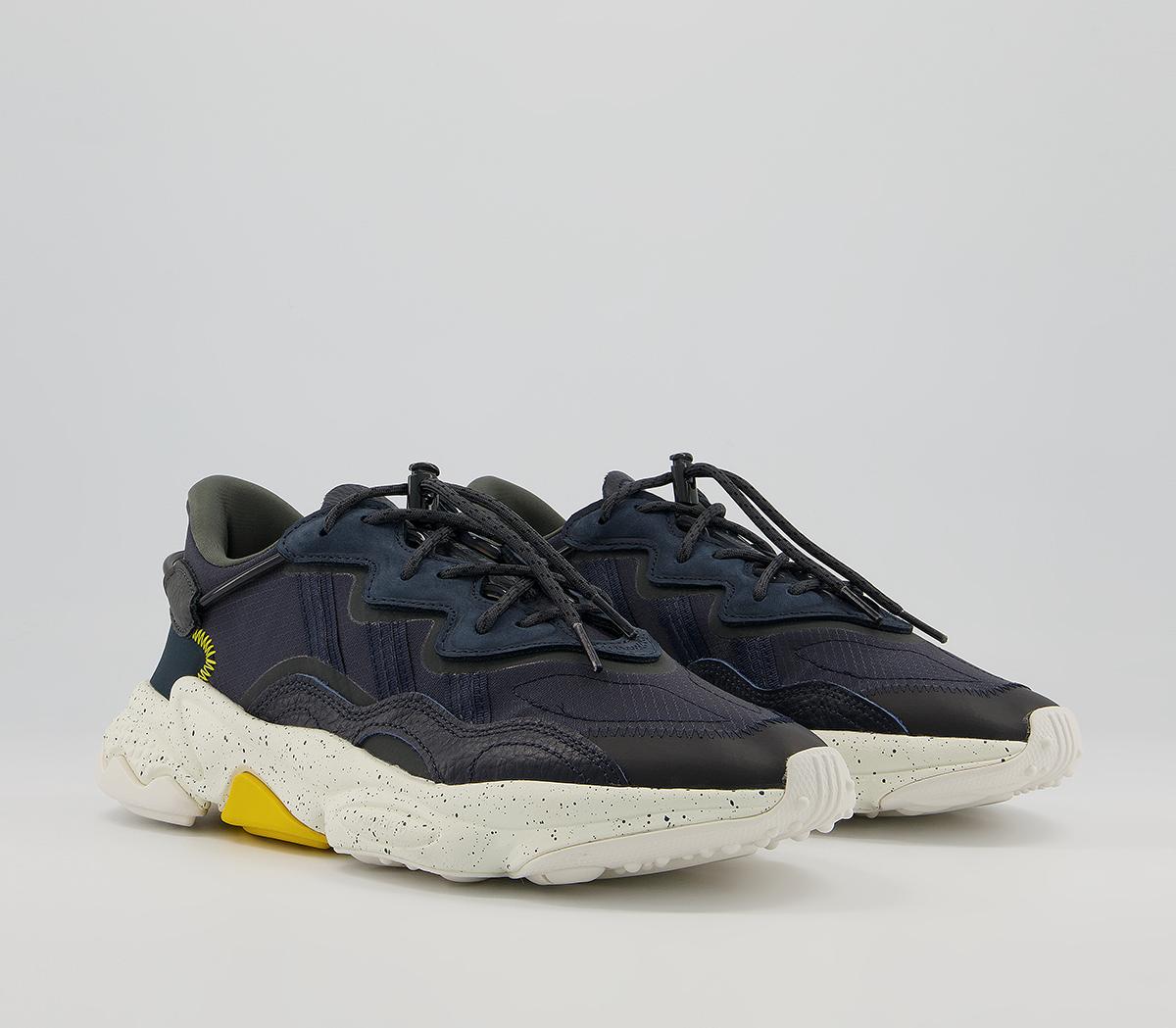 adidas Ozweego Trainers adidas Ozweego Trainers Navy Grey Off White Hazy Yellow