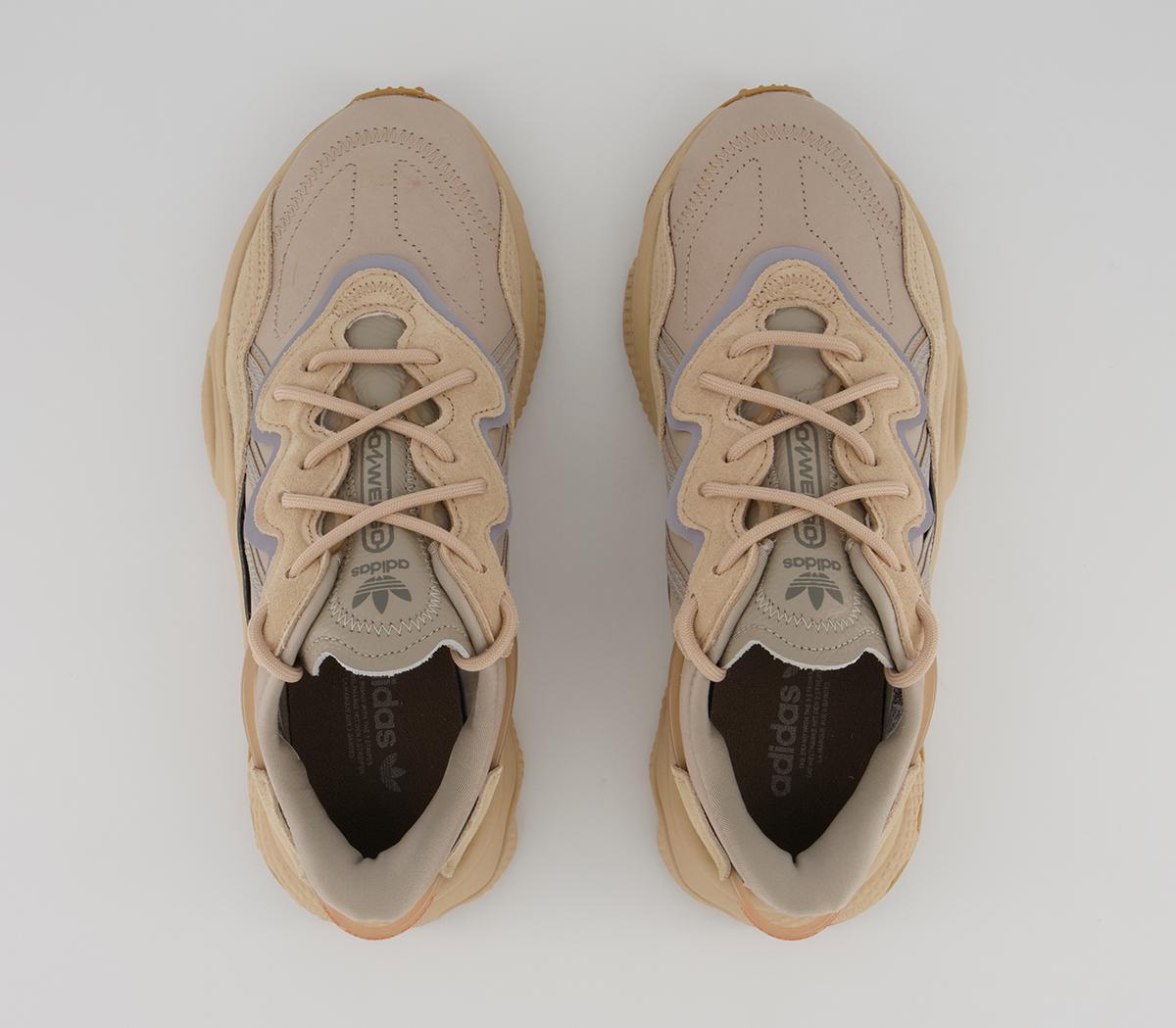 adidas Ozweego Trainers adidas Ozweego Trainers Pale Nude Light Brown Solar Red