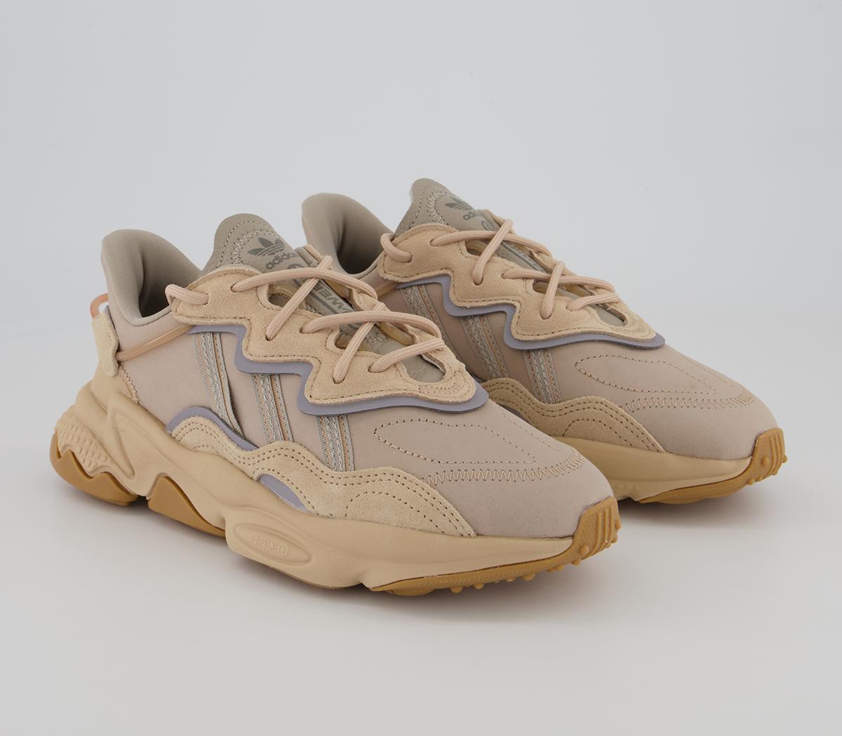 adidas Ozweego Trainers adidas Ozweego Trainers Pale Nude Light Brown Solar Red