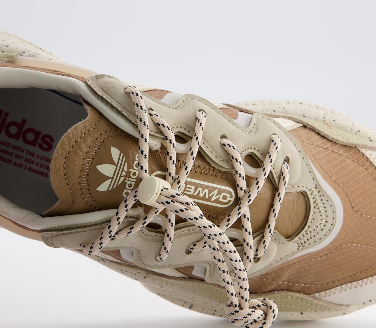 adidas Ozweego Trainers adidas Ozweego Trainers Carboard Cream White Red Ivory Black