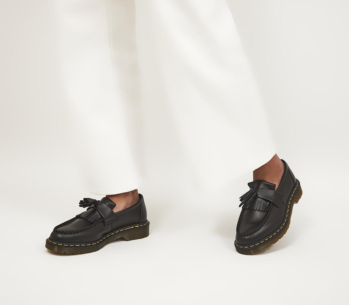 Dr. Martens Adrian Loafers Black Smooth Ys - Flat Shoes for Women