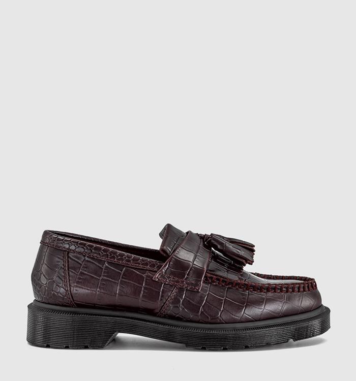 Dr. Martens Adrian Loafer Spiced Brown Atlas Croc