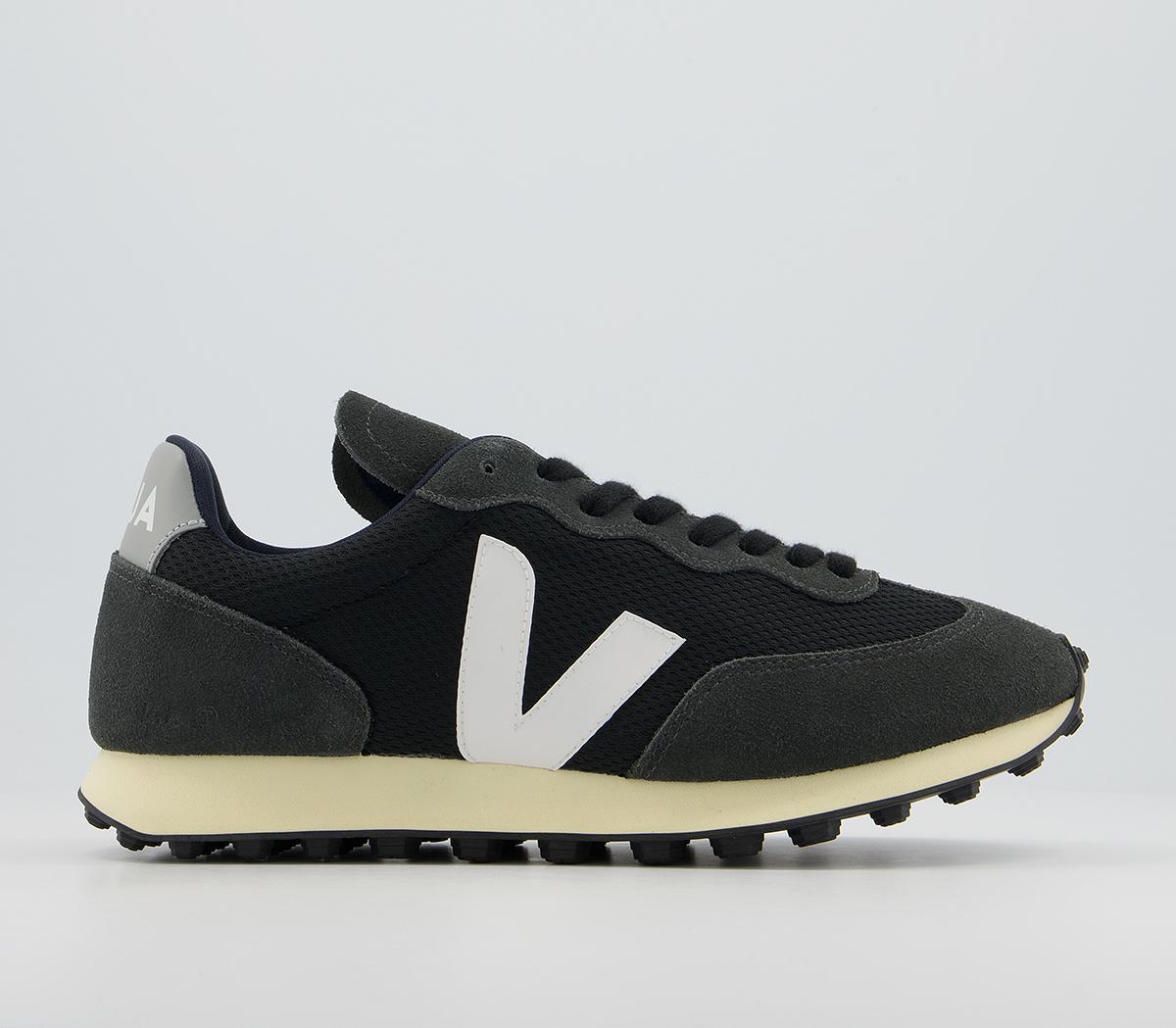 VEJA Riobranco Trainers Black White Oxfor Grey - Men’s Sustainable ...