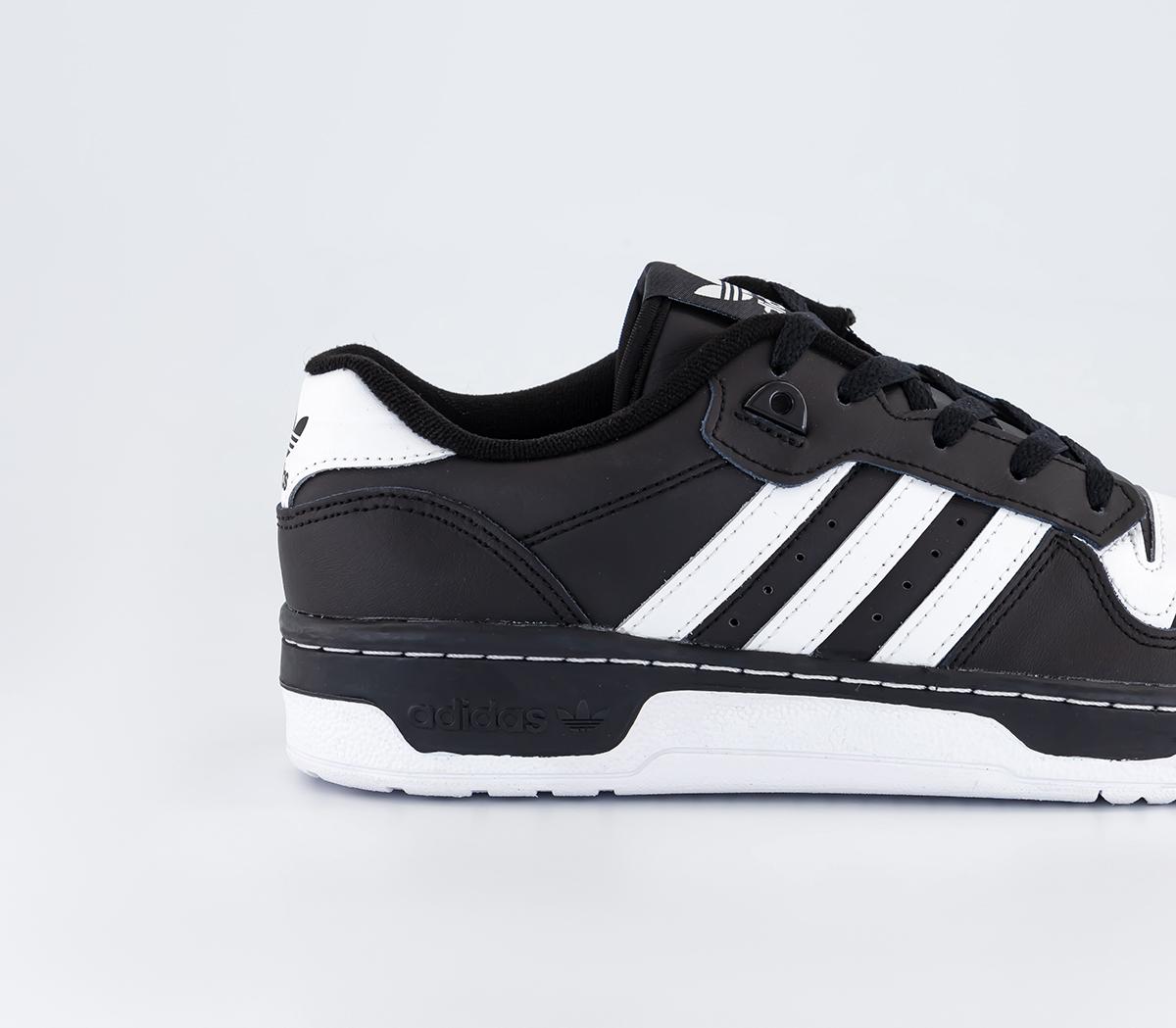 Adidas Rivalry Low Trainers Black White - Men's Trainers