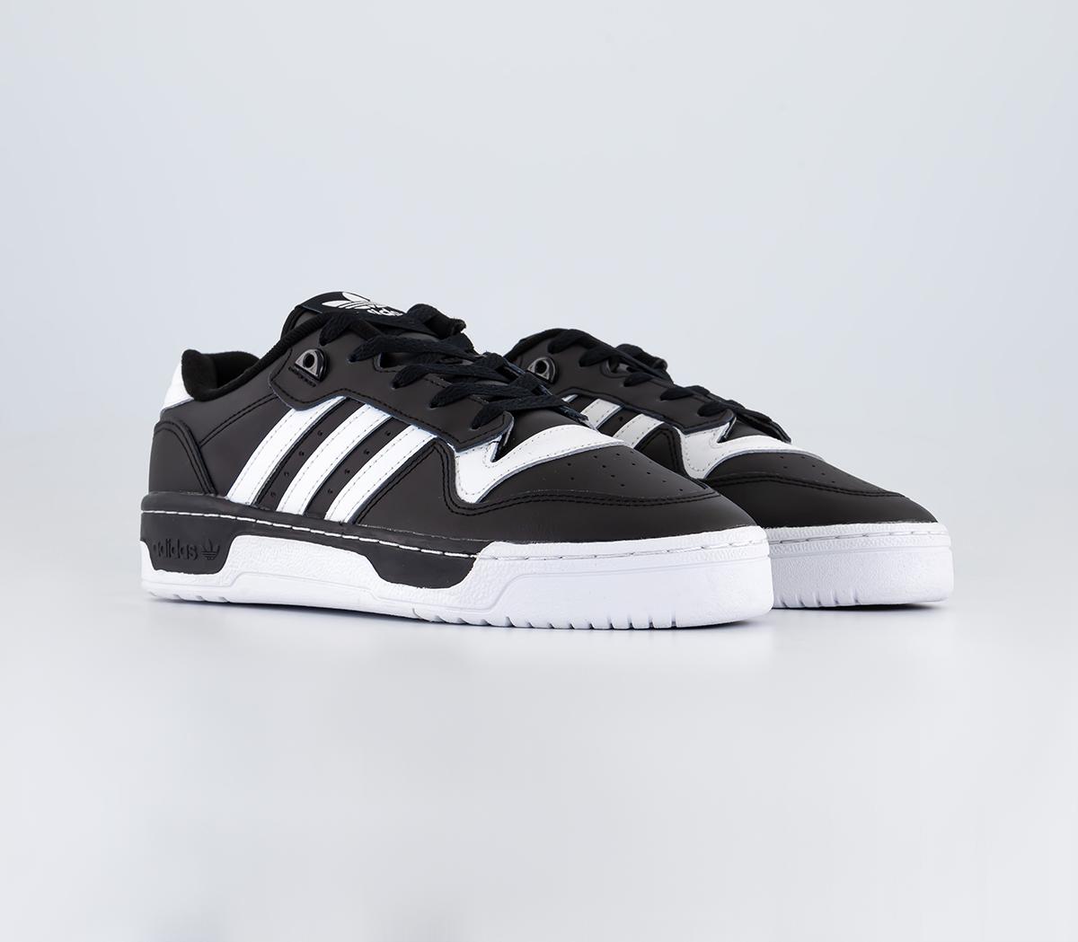 adidas Rivalry Low Trainers Black White - Men's Trainers