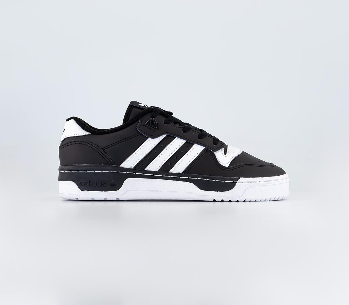 adidas Rivalry Low Trainers Black White - Men's Trainers