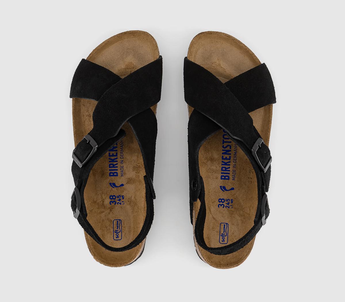 BIRKENSTOCKTulum Cross SandalsBlack Suede