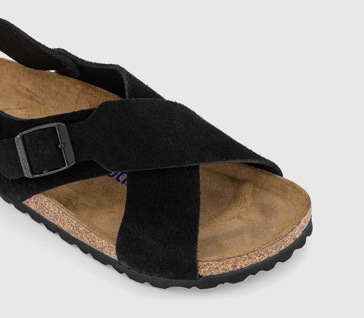 BIRKENSTOCKTulum Cross SandalsBlack Suede