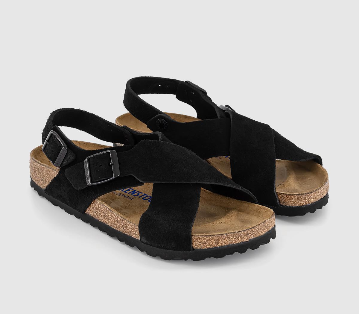 BIRKENSTOCKTulum Cross SandalsBlack Suede
