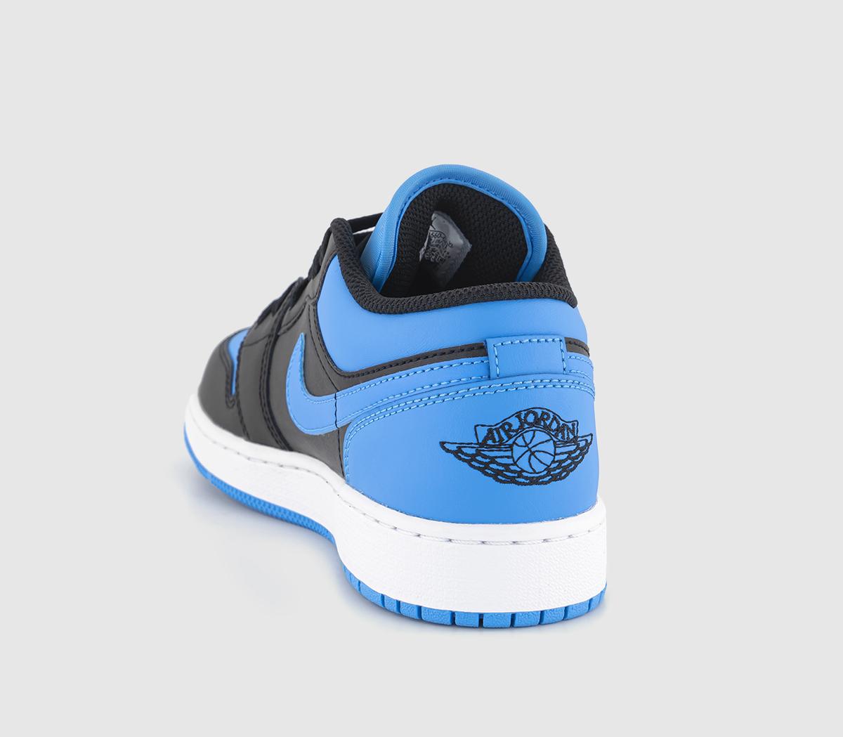 Jordan Air Jordan 1 Low Junior Trainers University Blue Black White