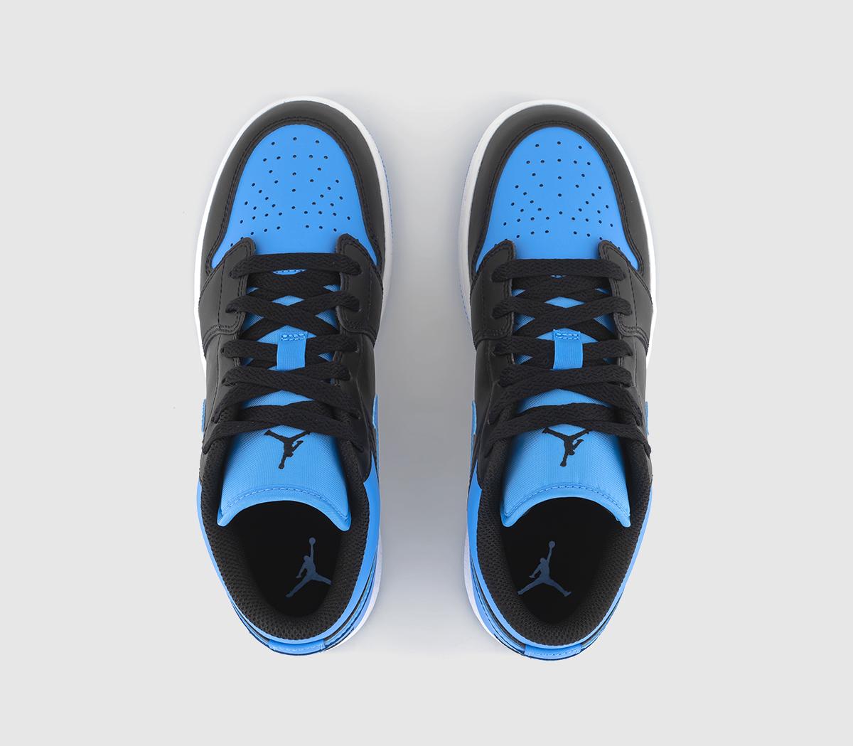 JordanAir Jordan 1 Low Junior TrainersUniversity Blue Black White