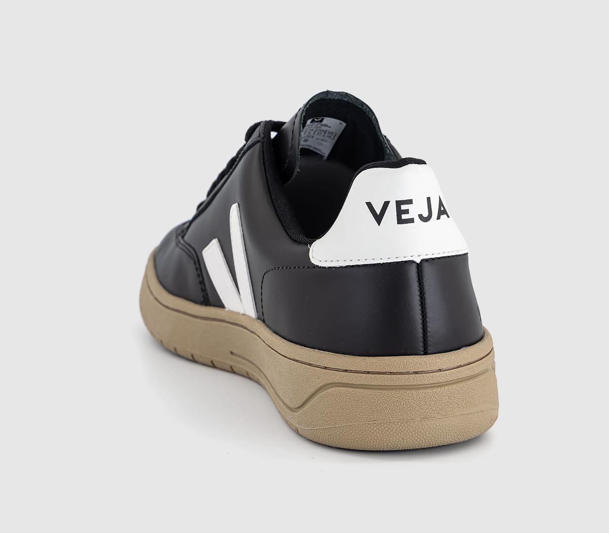 Veja V12 Black Veja Trainers VEJA V-12 Trainers Black White Dune F