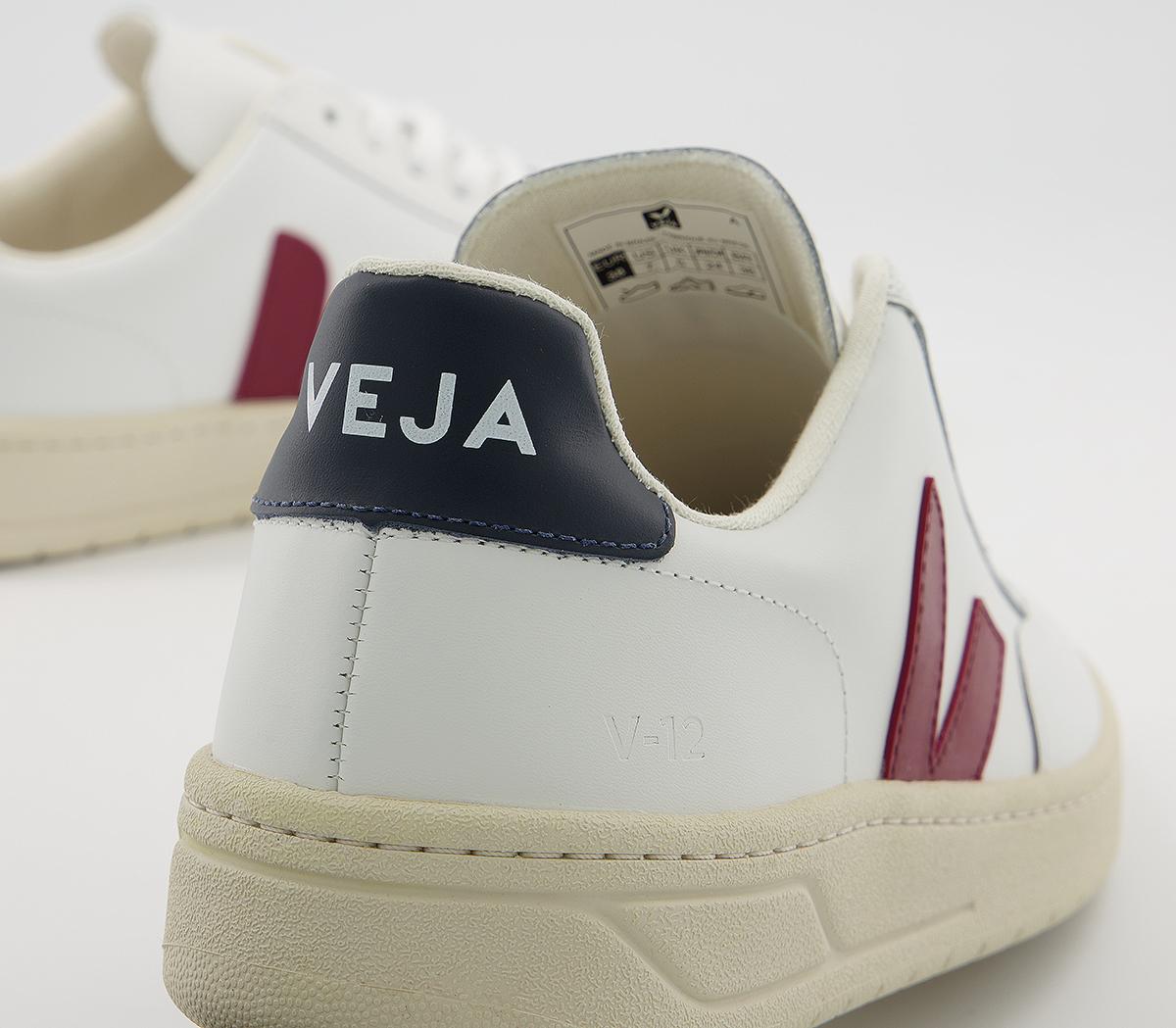 VEJA V-12 Trainers VEJA V-12 Trainers White Marsala Nautico F
