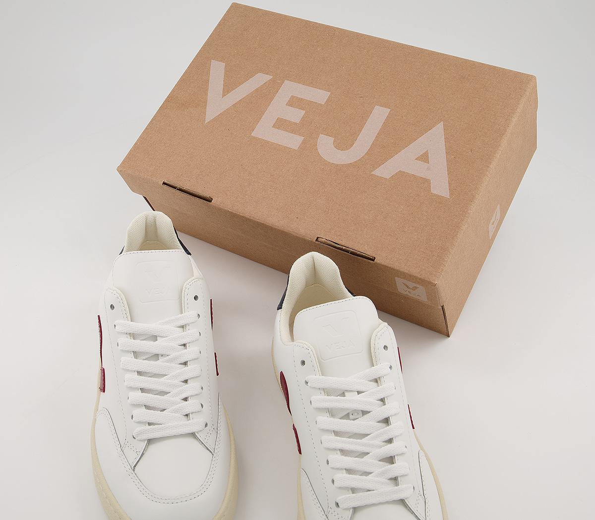 VEJA V-12 Trainers VEJA V-12 Trainers White Marsala Nautico F