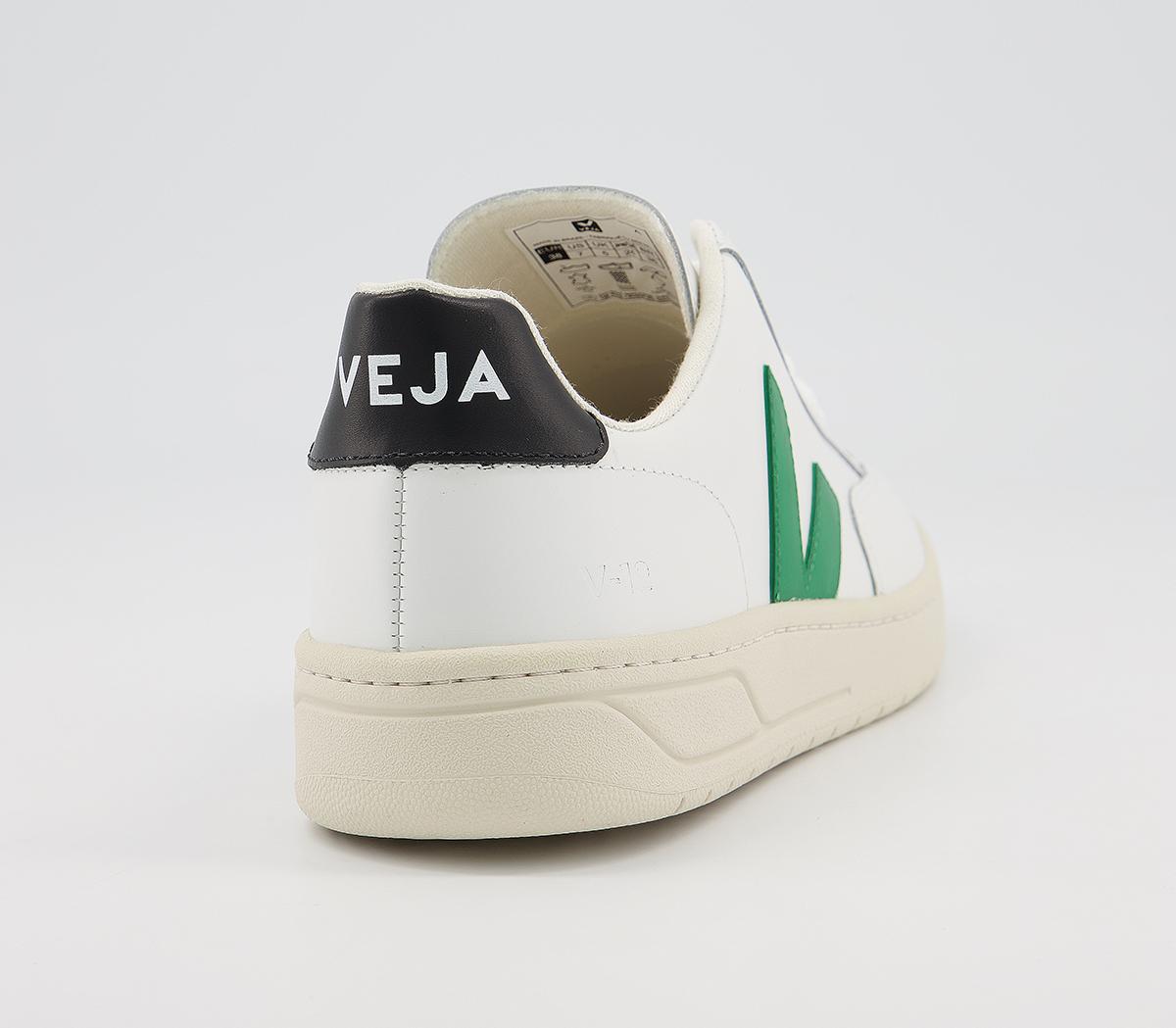 VEJA V-12 Trainers VEJA V-12 Trainers White Emeraud Black F