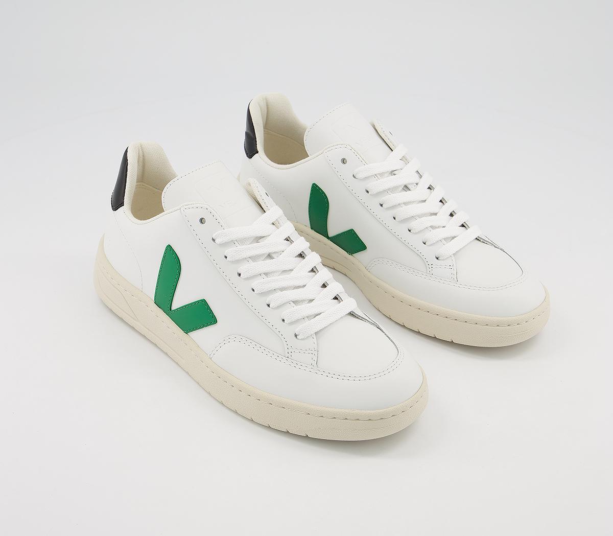 VEJA V-12 Trainers VEJA V-12 Trainers White Emeraud Black F