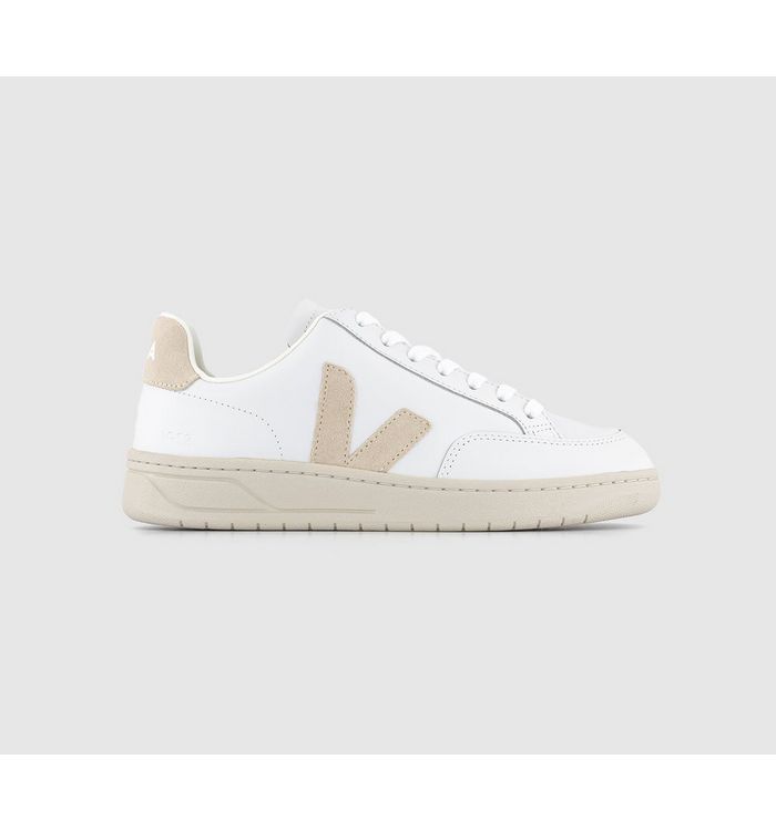 Veja V-12 Trainers Extra White Sable Leather