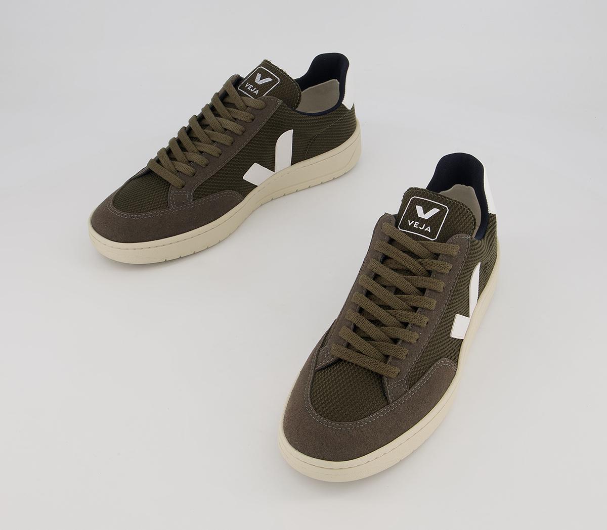VEJA V-12 Trainers VEJA V-12 Trainers Bmesh Olive White