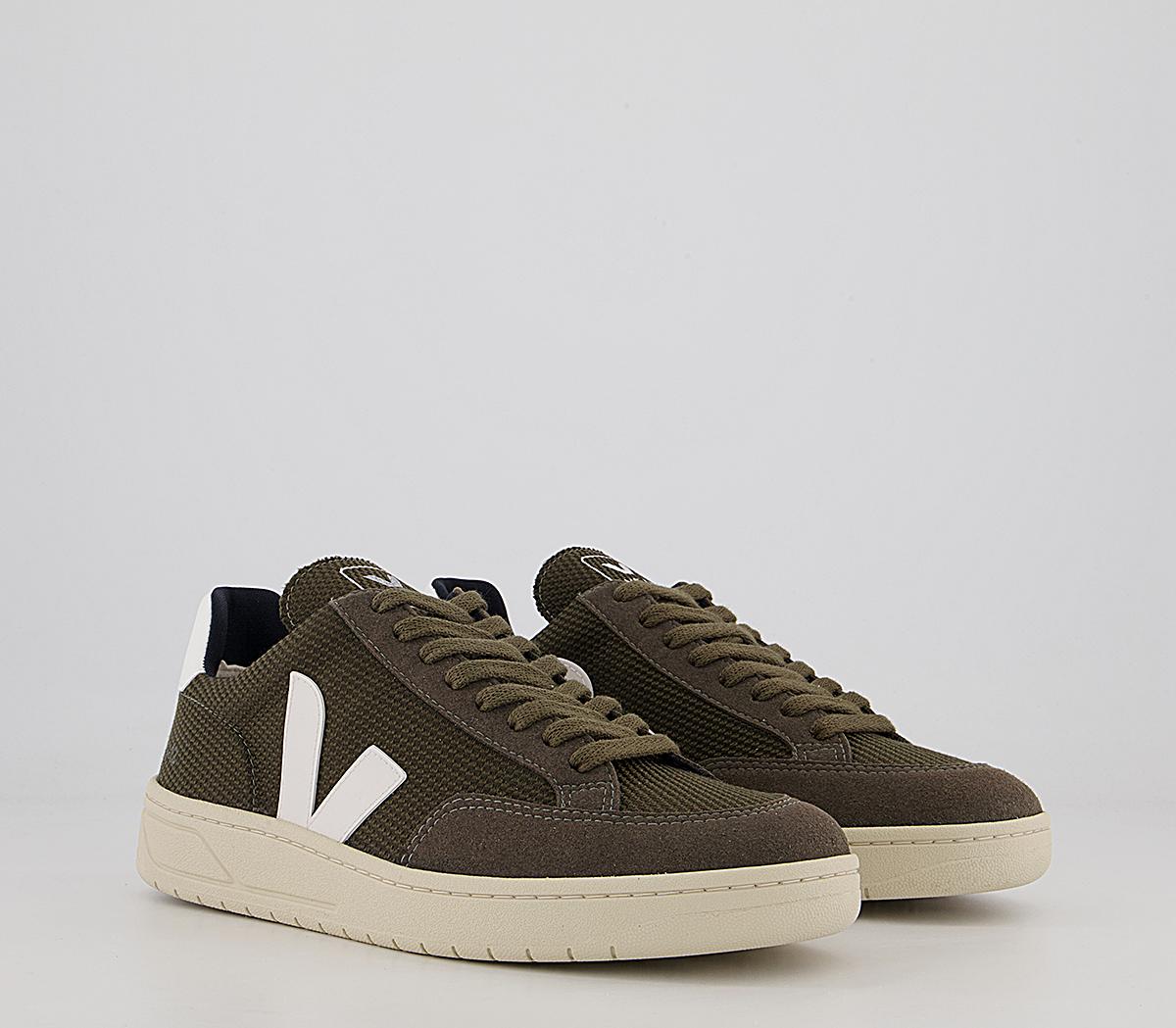 VEJA V-12 Trainers VEJA V-12 Trainers Bmesh Olive White