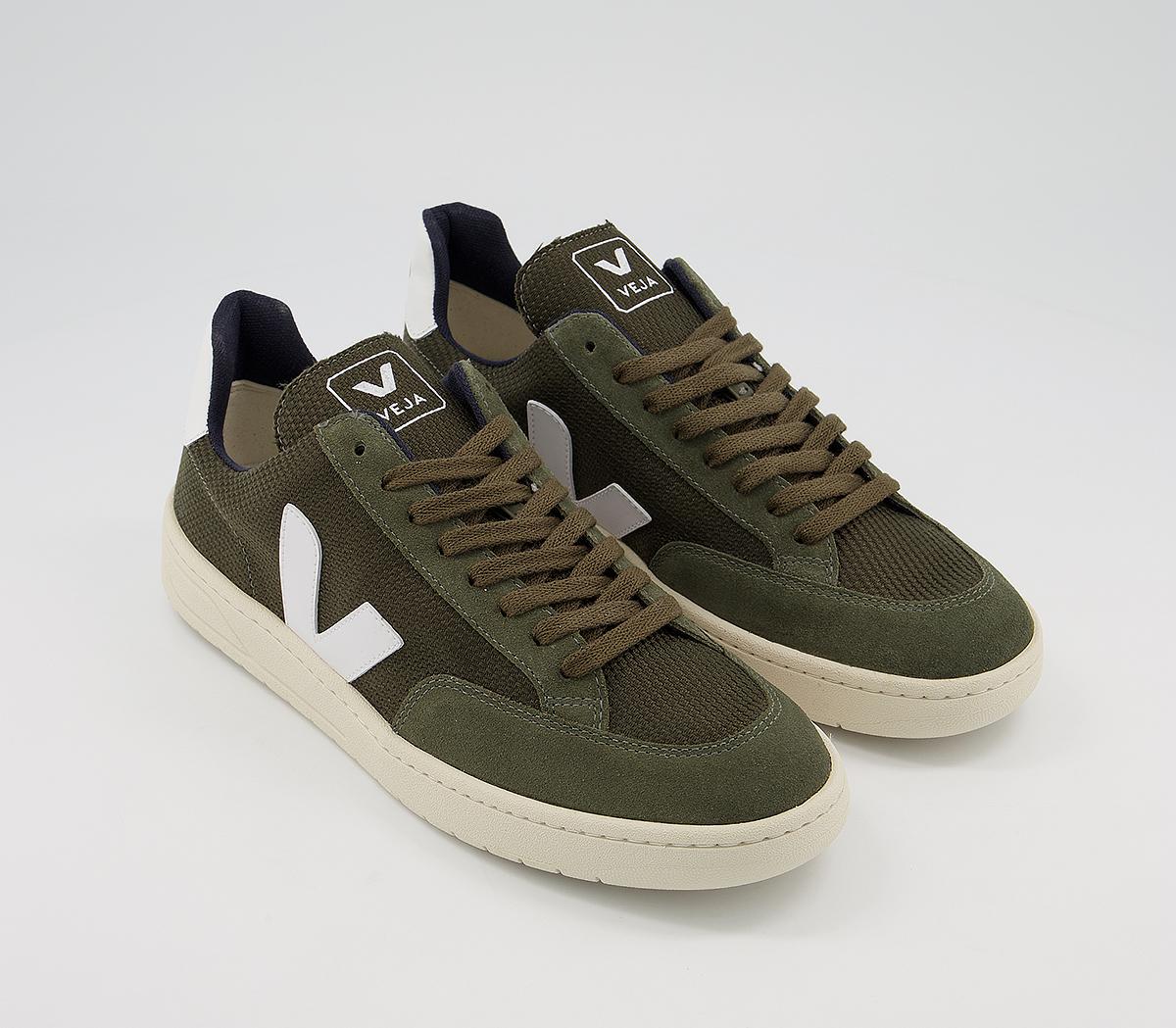 VEJA V-12 Trainers VEJA V-12 Trainers Olive White