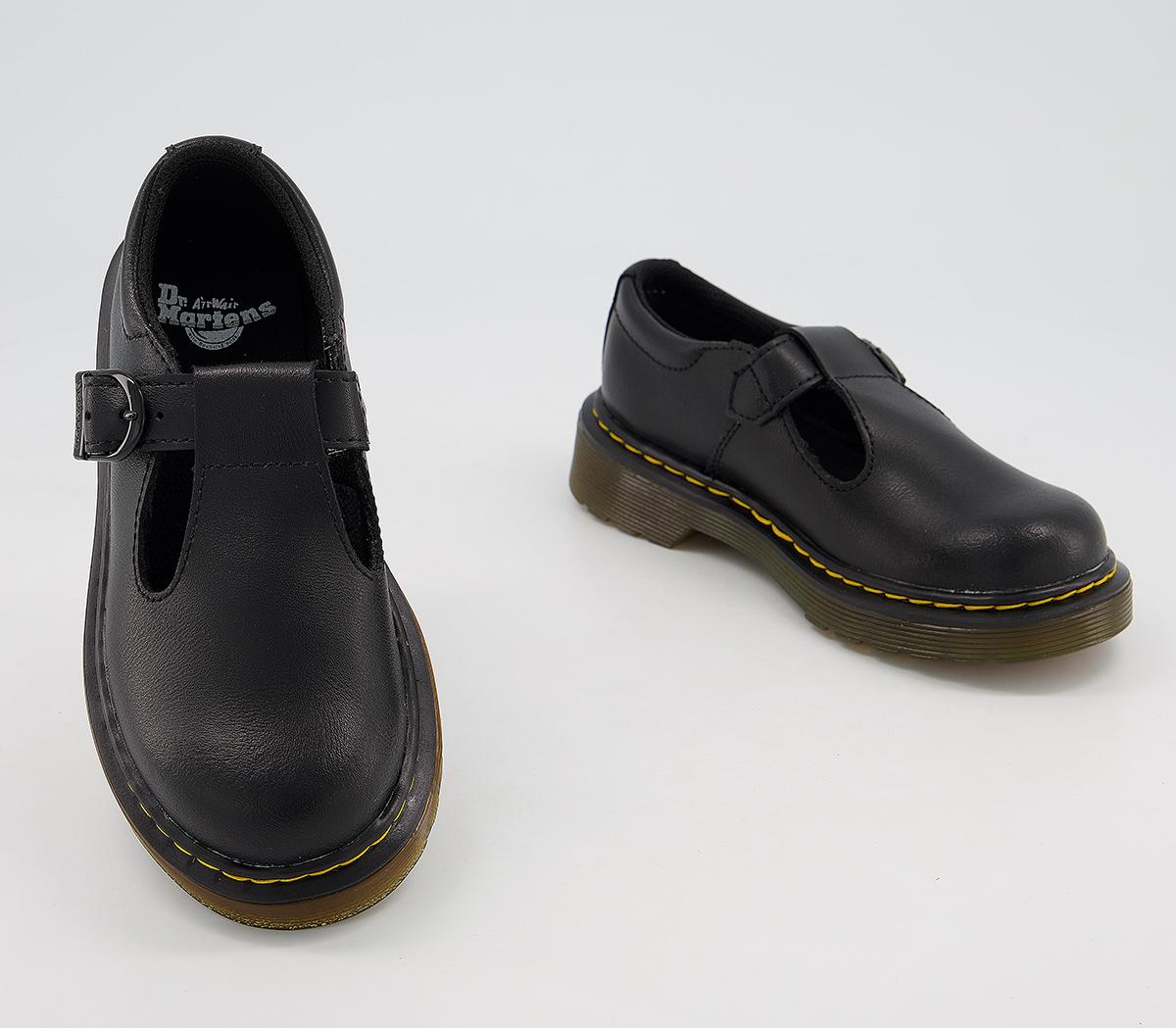 Dr. Martens Polley Mary Jane Junior Shoes Black - Unisex