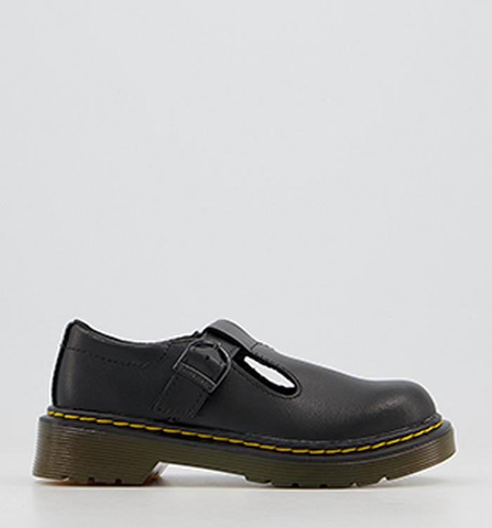 Dr. Martens Polley Mary Jane Junior Shoes Black