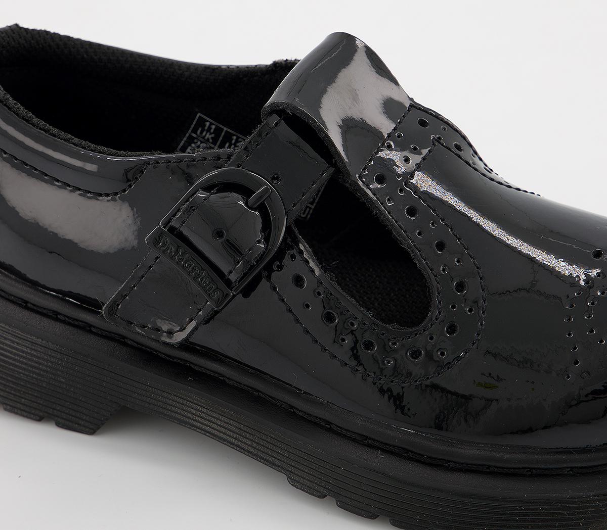Dr. Martens Polley Mary Jane Junior Shoes Dr. Martens Polley Mary Jane Junior Shoes Black Patent Brogue
