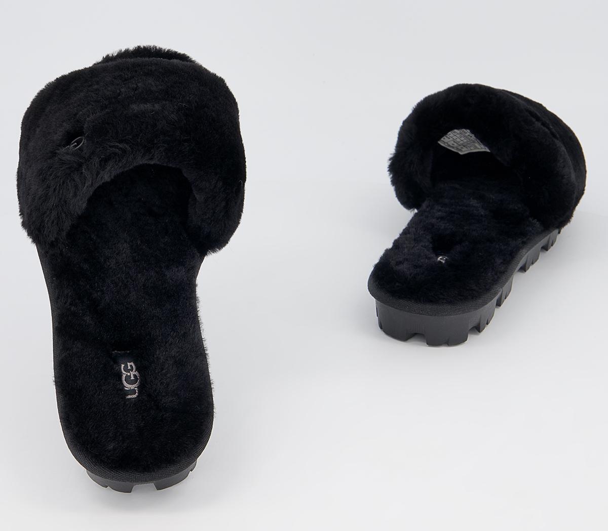 UGG Cozette Slides Black - Women’s Sandals