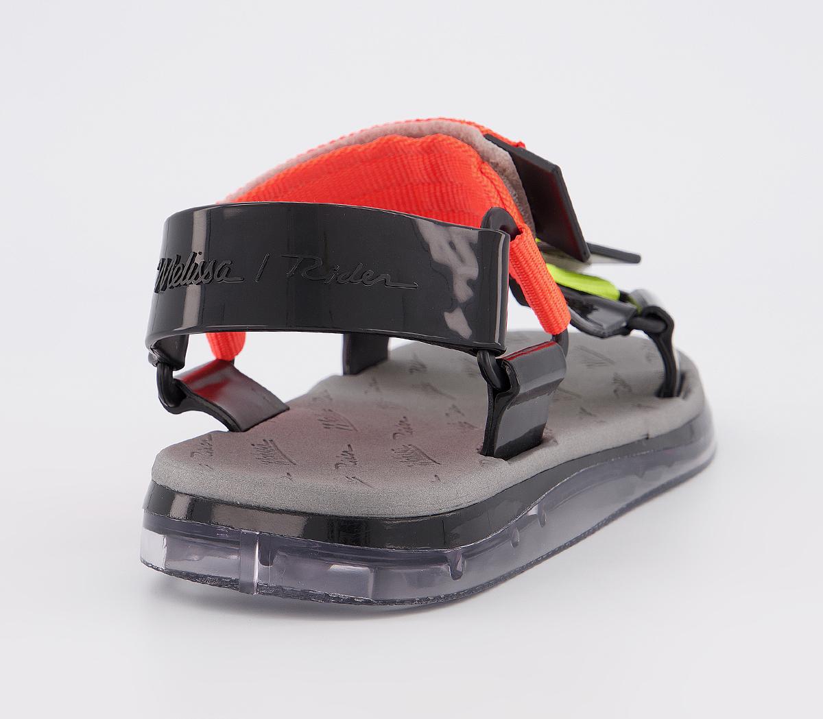MelissaRider Papete SandalsBlack Bright