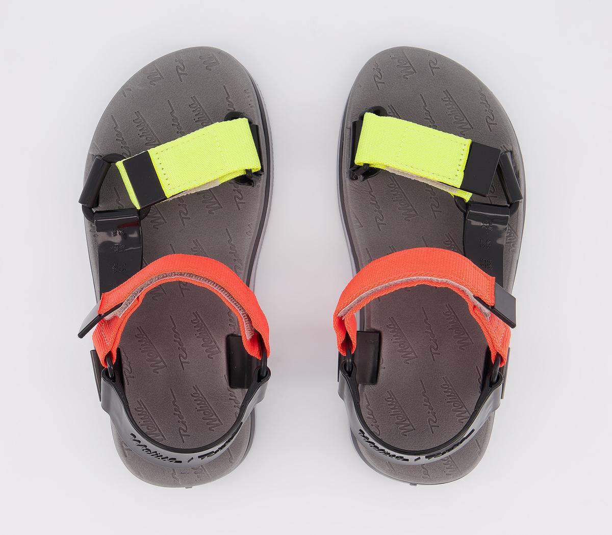 MelissaRider Papete SandalsBlack Bright