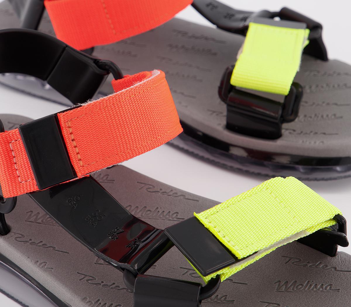 MelissaRider Papete SandalsBlack Bright