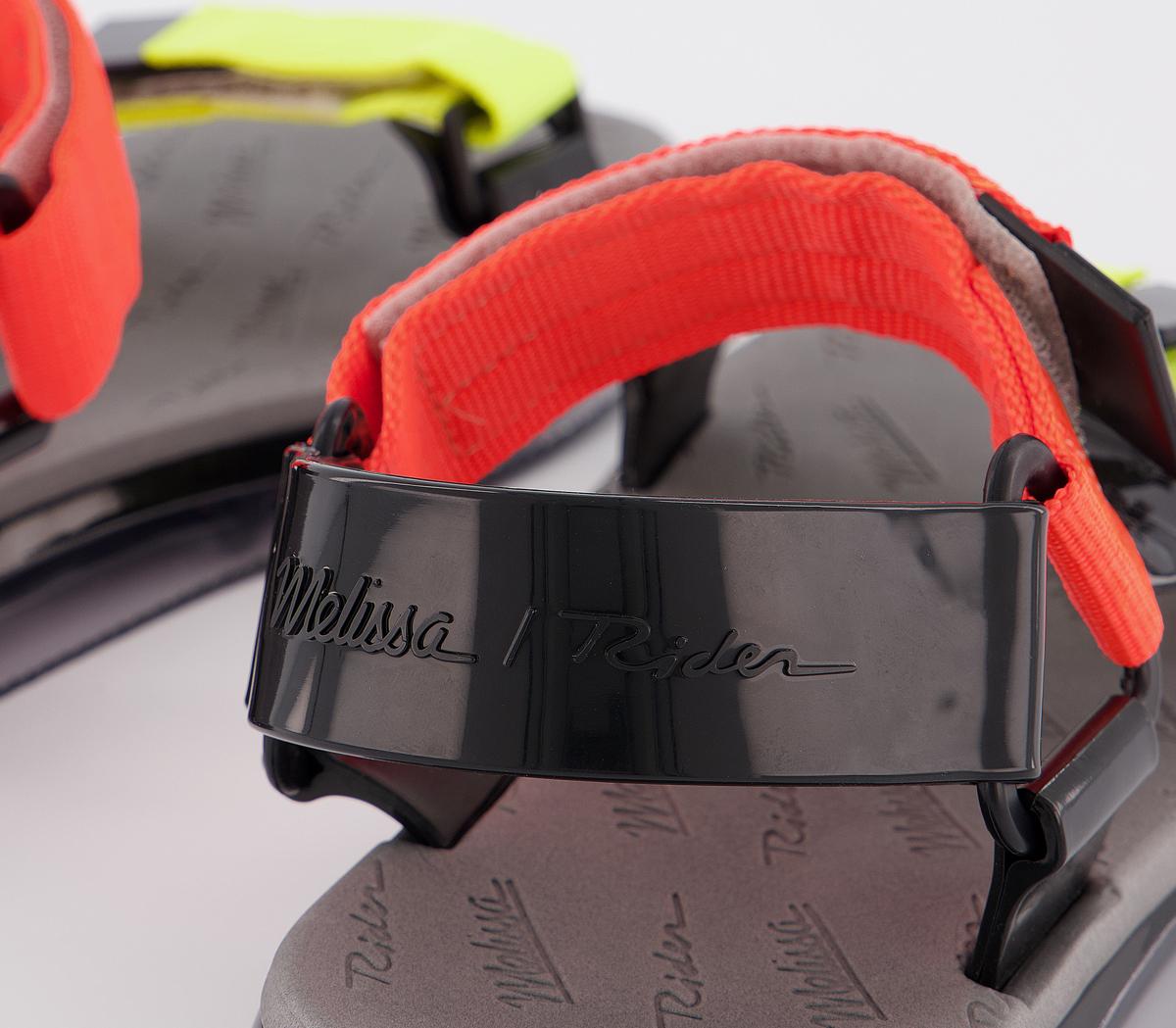 MelissaRider Papete SandalsBlack Bright