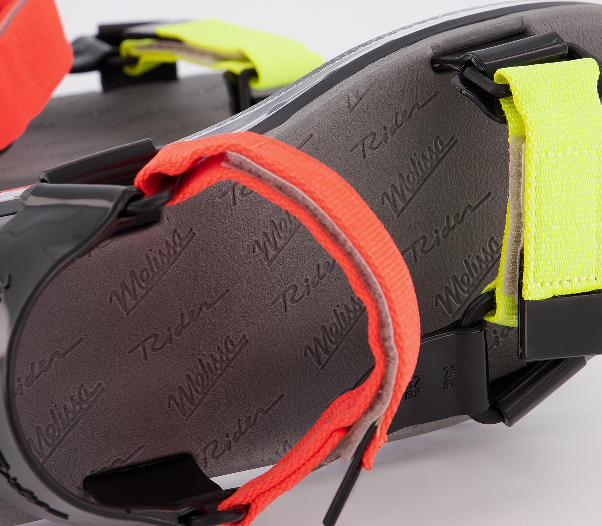 MelissaRider Papete SandalsBlack Bright