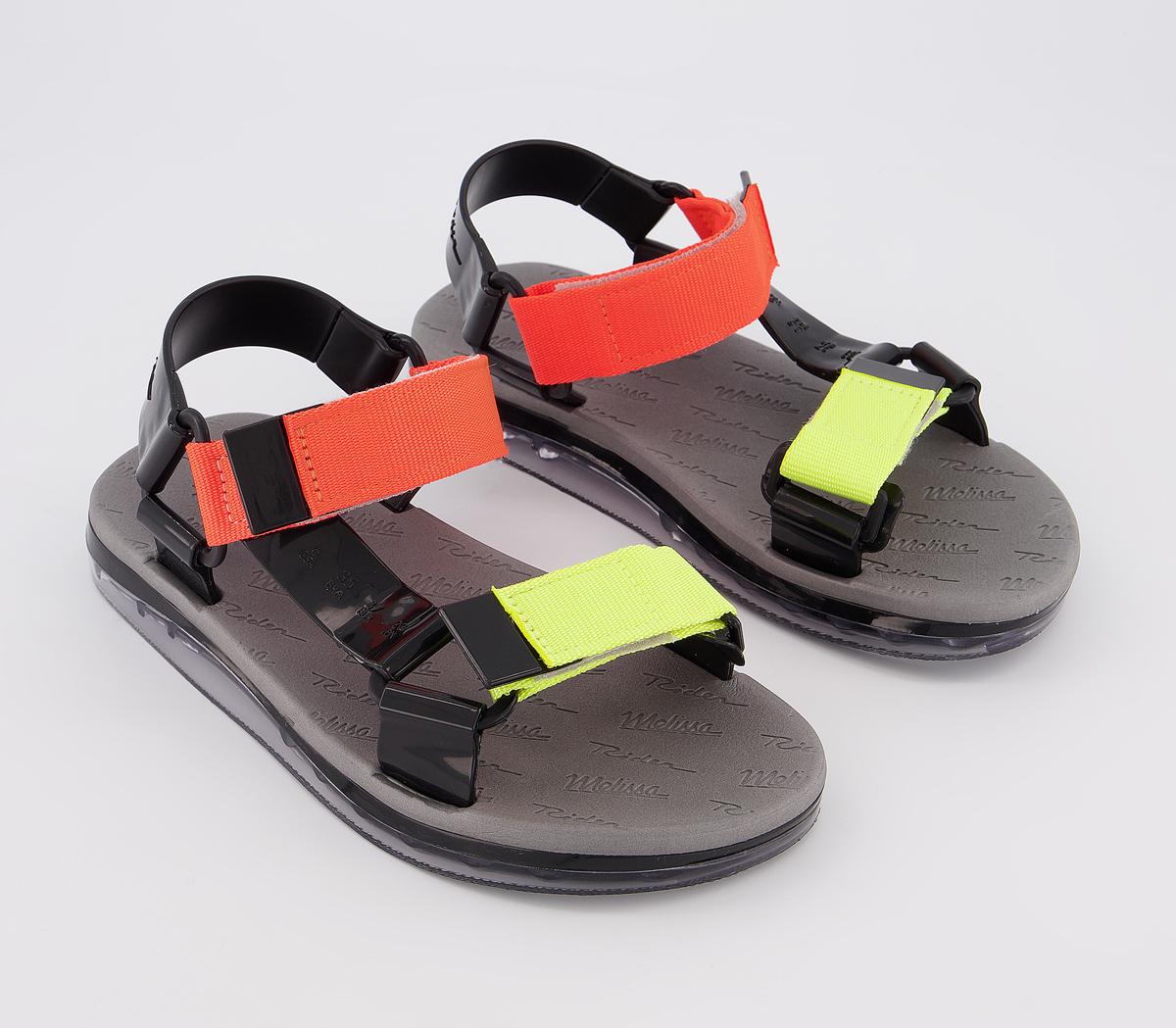 MelissaRider Papete SandalsBlack Bright
