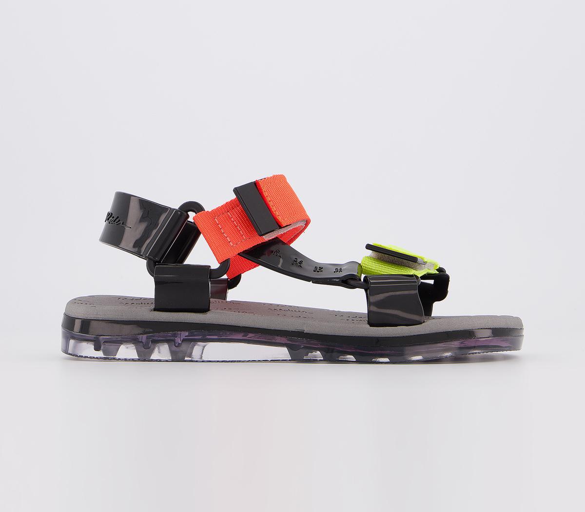 MelissaRider Papete SandalsBlack Bright