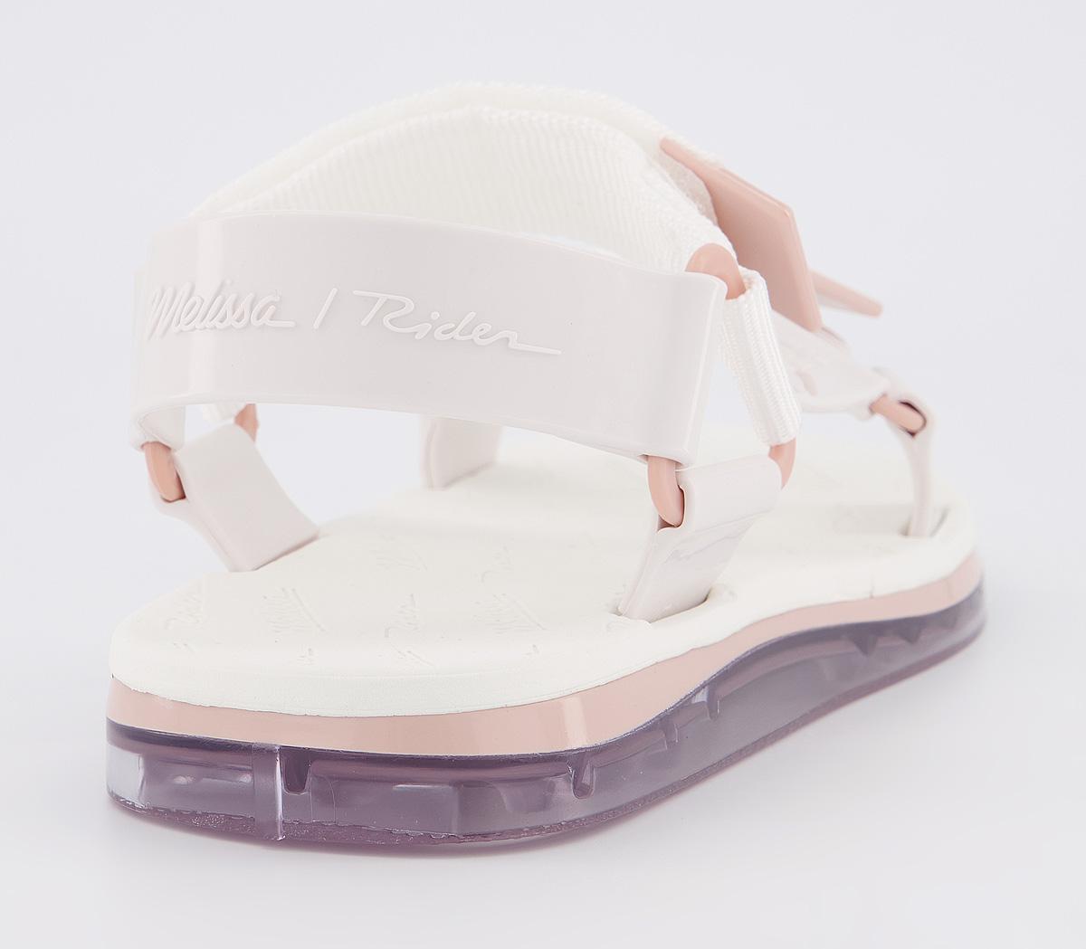 MelissaRider Papete SandalsWhite Blush