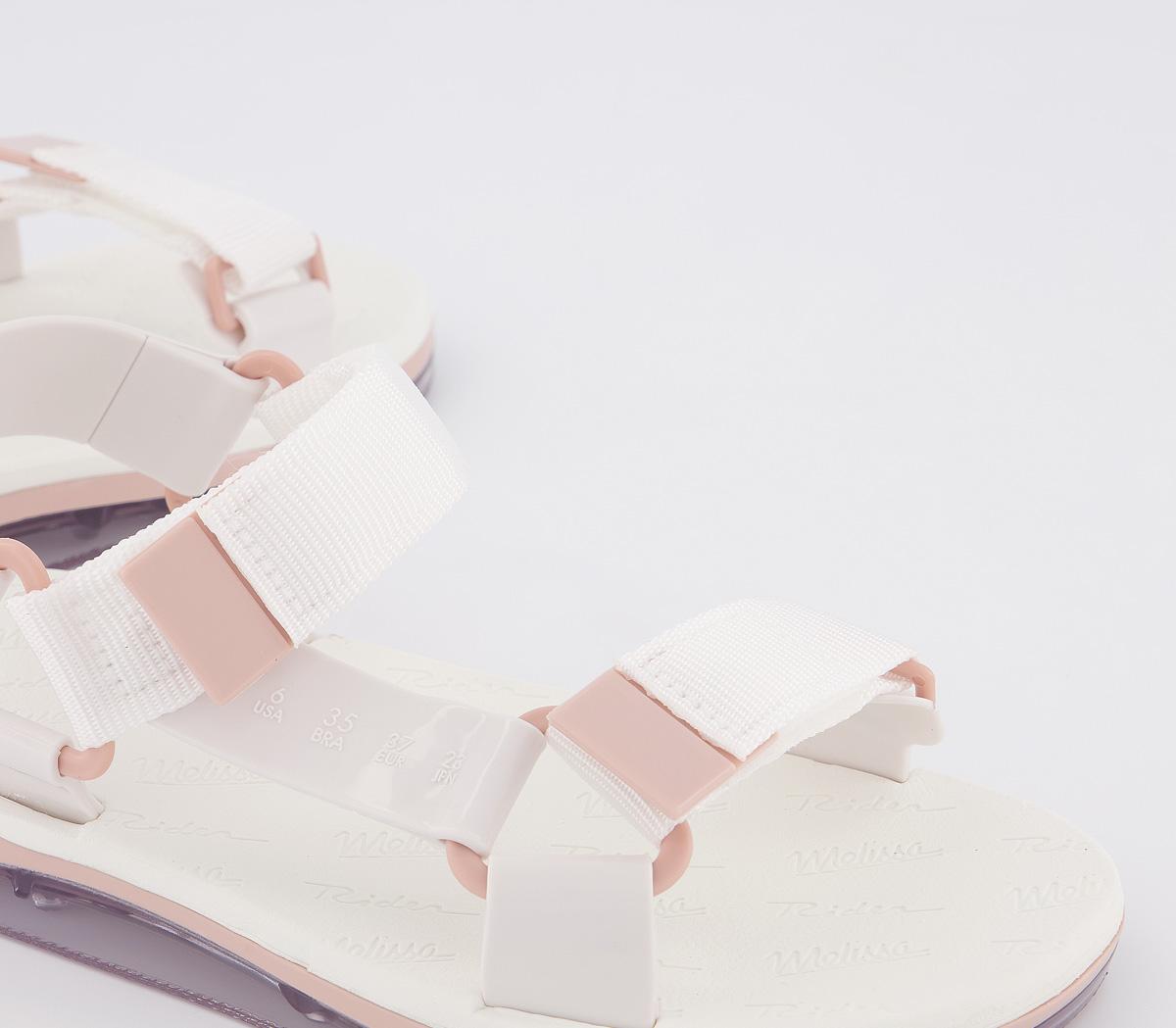 MelissaRider Papete SandalsWhite Blush