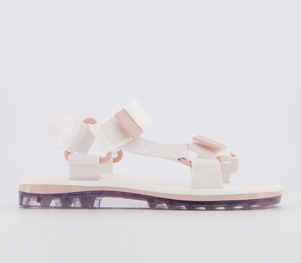 MelissaRider Papete SandalsWhite Blush