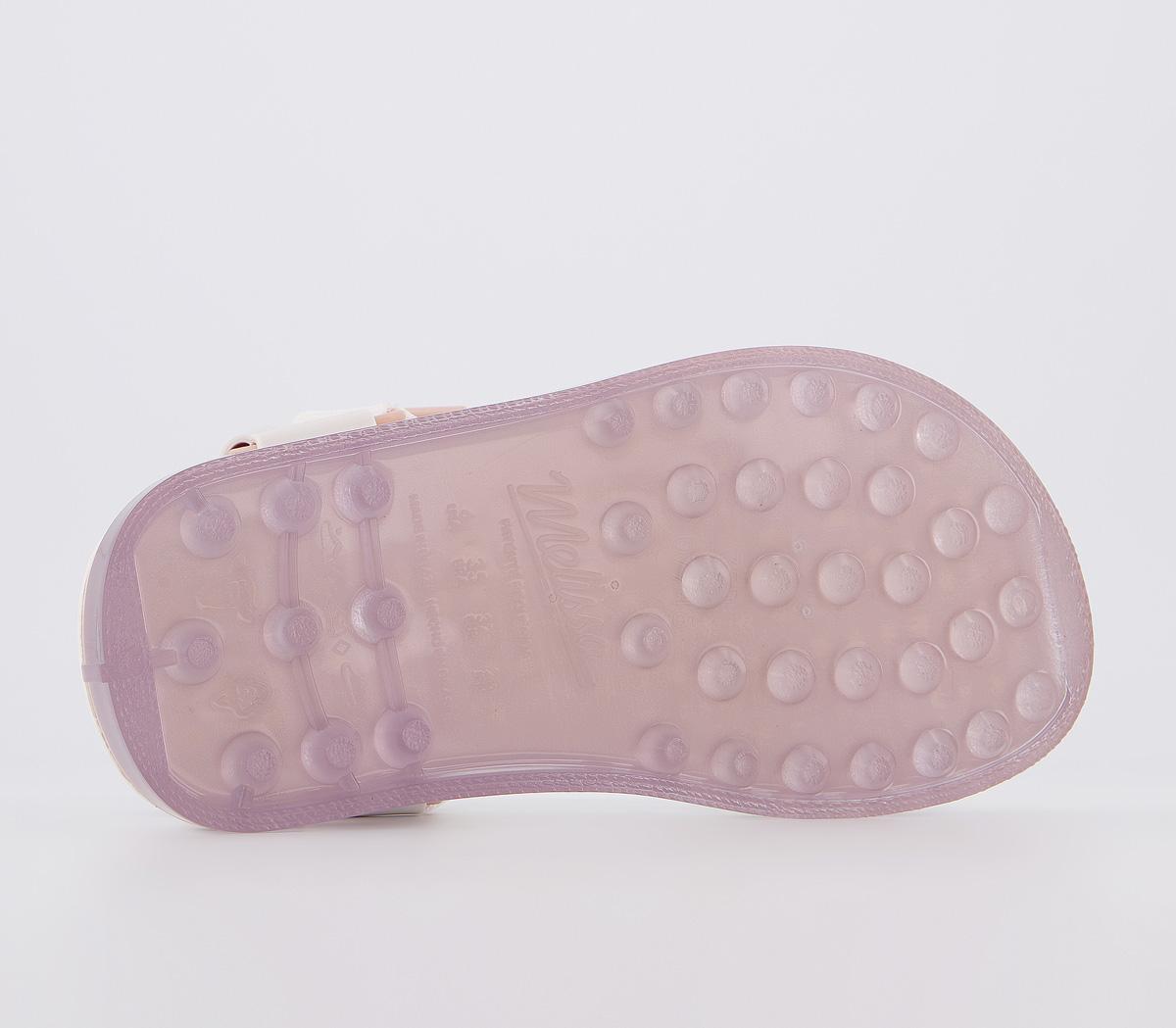 MelissaRider Papete SandalsWhite Blush