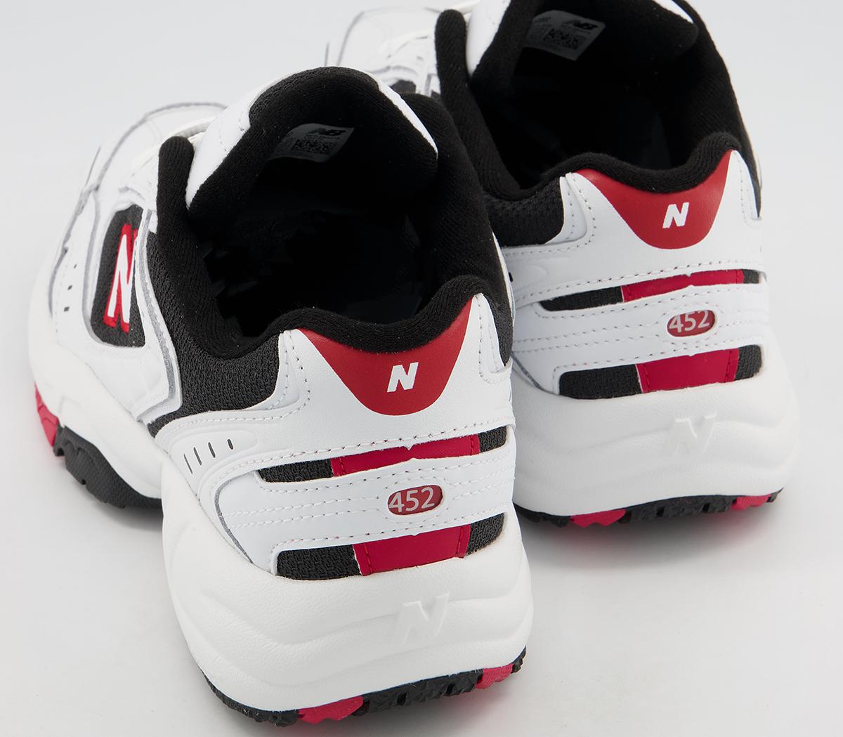 New Balance 452 Trainers New Balance 452 Trainers White Black Red