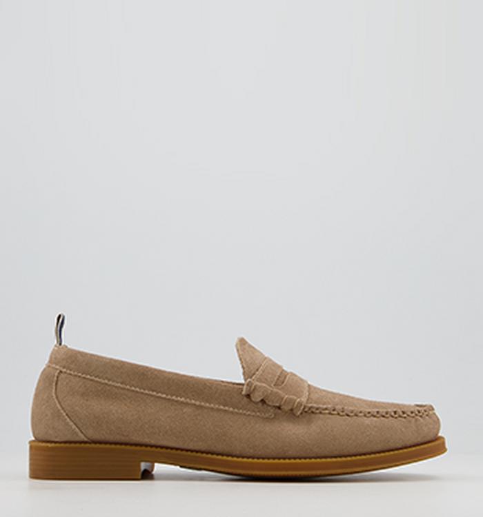 G.H Bass & Co Weejuns II Larson Suede Loafers Earth Suede