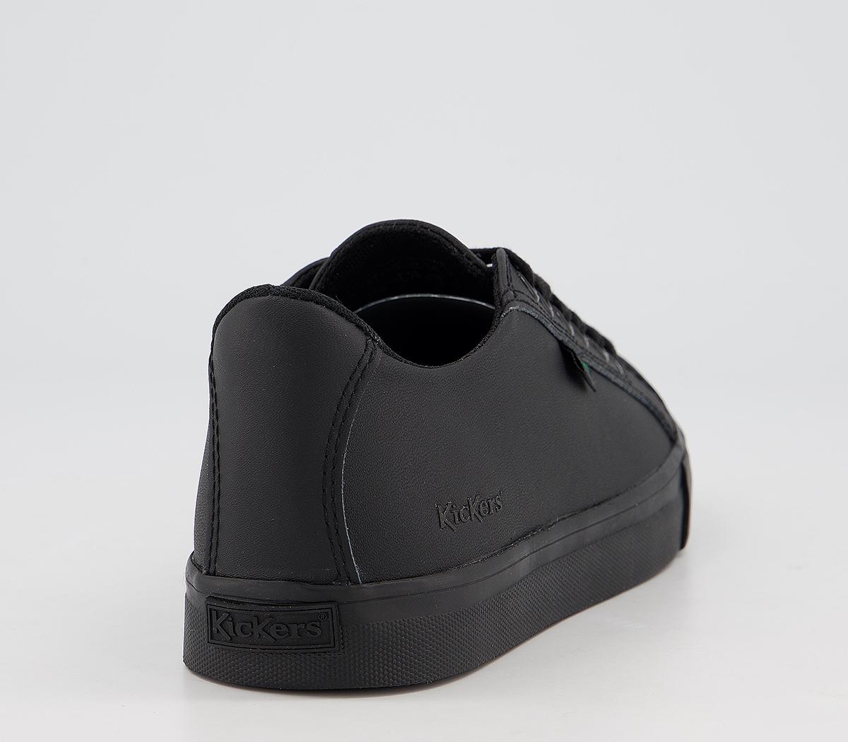 Kickers Tovni Lacer Junior Kickers Tovni Lacer Junior Black Leather