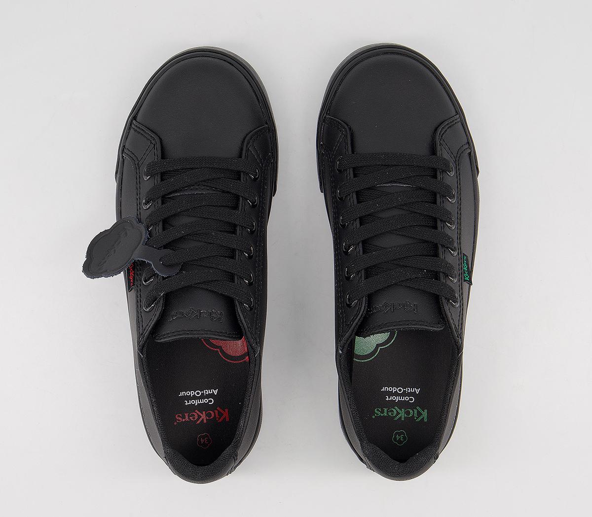 Kickers Tovni Lacer Junior Kickers Tovni Lacer Junior Black Leather