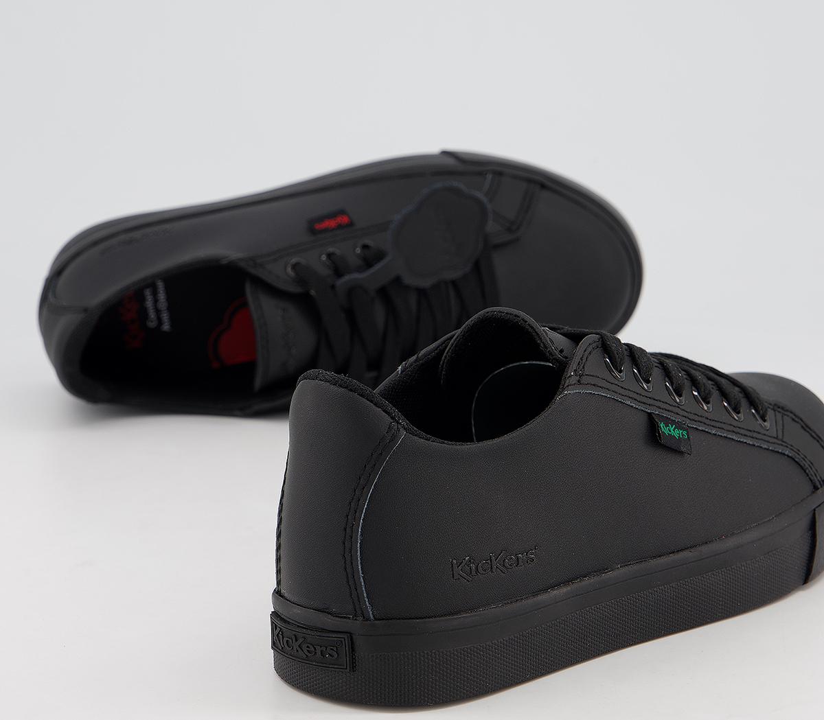 Kickers Tovni Lacer Junior Kickers Tovni Lacer Junior Black Leather