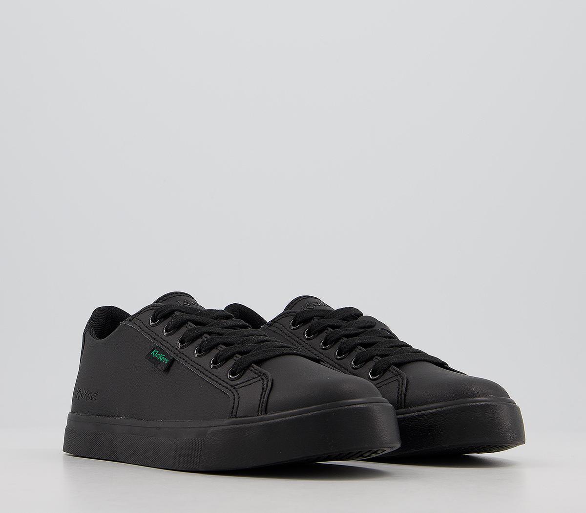 Kickers Tovni Lacer Junior Kickers Tovni Lacer Junior Black Leather